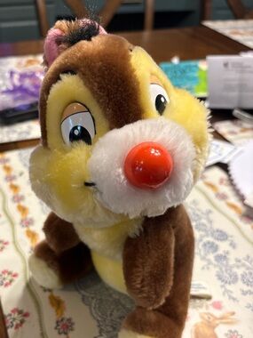 Vtg 1980s “Dale” Plush Disneyland Walt Disney World Chip N’ Dale 9" Stuffed Toy